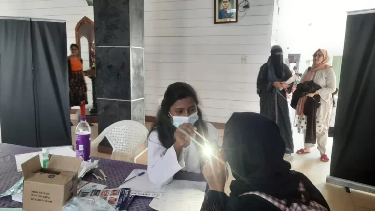 Dental Camp at St Ann's Junior Degree College, Mehdipatnam