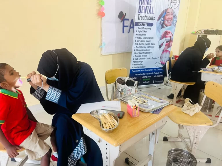 VIP International School, Free Dental Camp