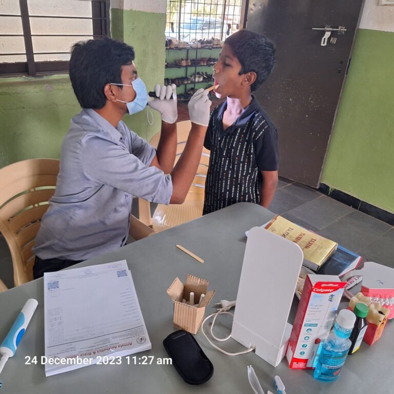 Dr G Amar Prasad, Brace Dental Clinic, Free Dental Camp