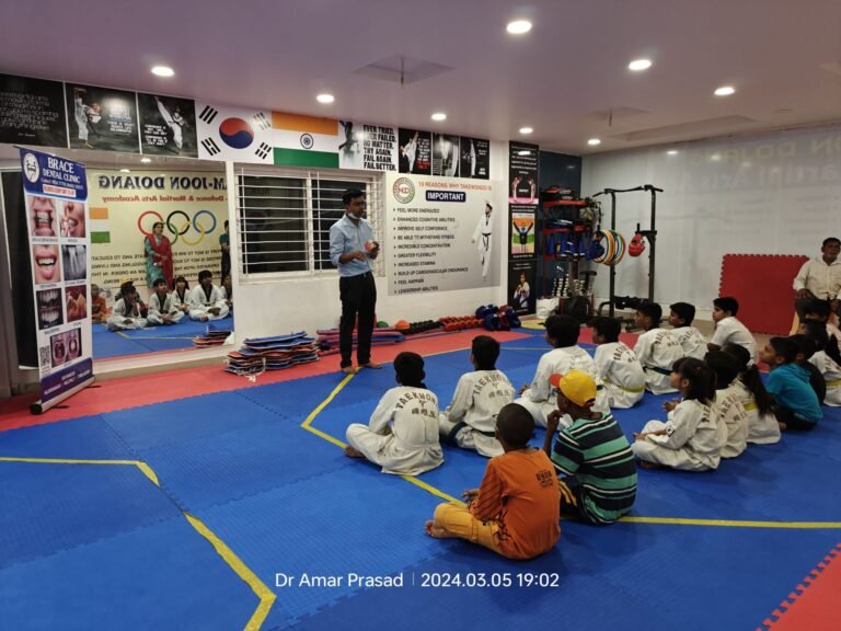 Dental Camp @ Manikonda's Top Taekwondo Academy